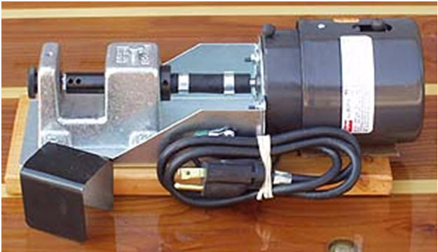 The Gracey Precision High Speed Power Case Trimmer Can turn out 20 Cartridge Cases a minute and come out ready to load.
